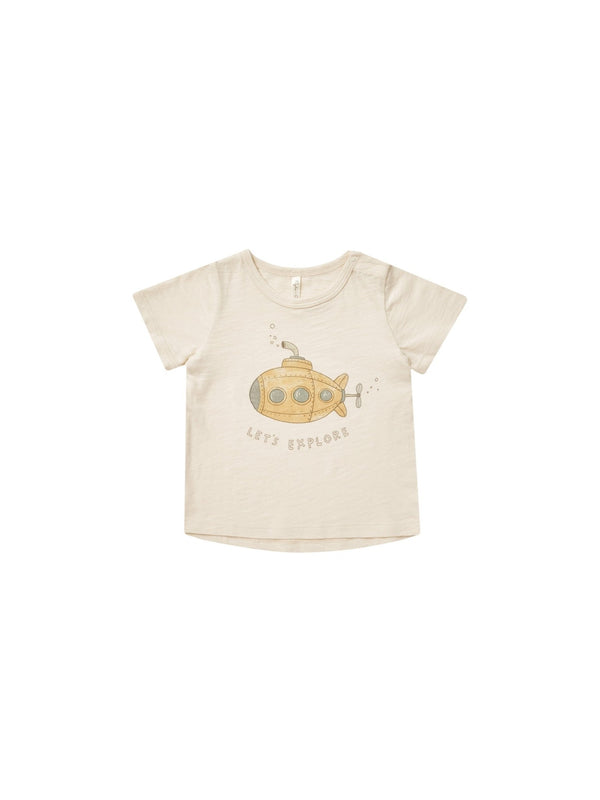 Basic Tee || Submarine, Baby / Toddler Top, Rylee + Cru - All The Little Bows