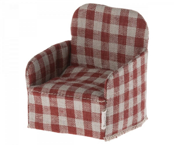 Maileg | Mouse Chair, Red, , Maileg - All The Little Bows