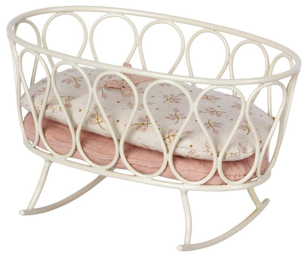 Maileg | My Cradle w/ Sleeping Bag, Rose, , Maileg - All The Little Bows