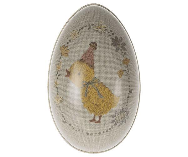 Maileg | Tin Easter Egg, Small - Chicken, , Maileg - All The Little Bows