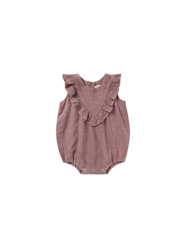 Maisie Romper || Mulberry Daisy, Baby / Toddler Girls Romper, Rylee + Cru - All The Little Bows