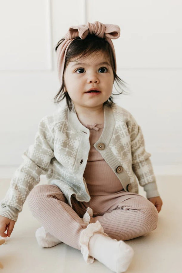 Marlo Cardigan - Check Jacquard, , Jamie Kay - All The Little Bows