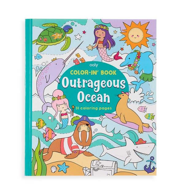 OOLY - Color-in' Book: Outrageous Ocean, , OOLY - All The Little Bows