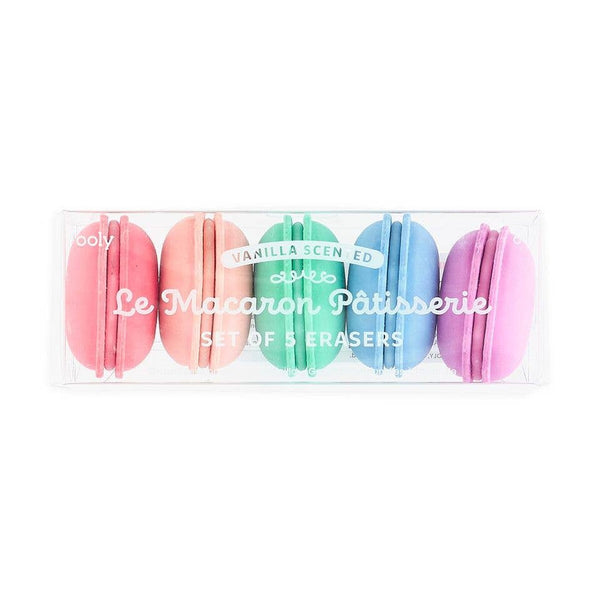 OOLY - Le Macaron Patisserie Scented Eraser - Set of 5, , OOLY - All The Little Bows