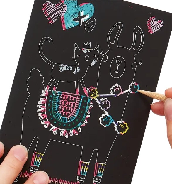 OOLY - Mini Scratch & Scribble Art Kit: Funtastic Friends, , OOLY - All The Little Bows