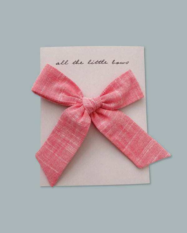 Party Bow | Guava, , All The Little Bows - All The Little Bows