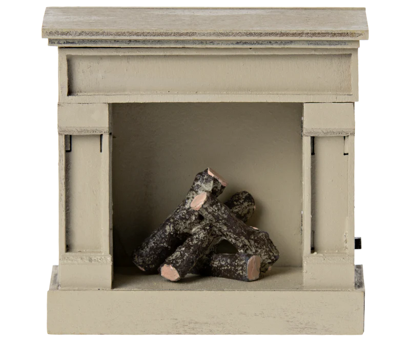 Maileg | Mouse Fireplace, Off White