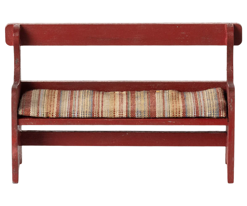 Maileg | Bench, Mouse - Red