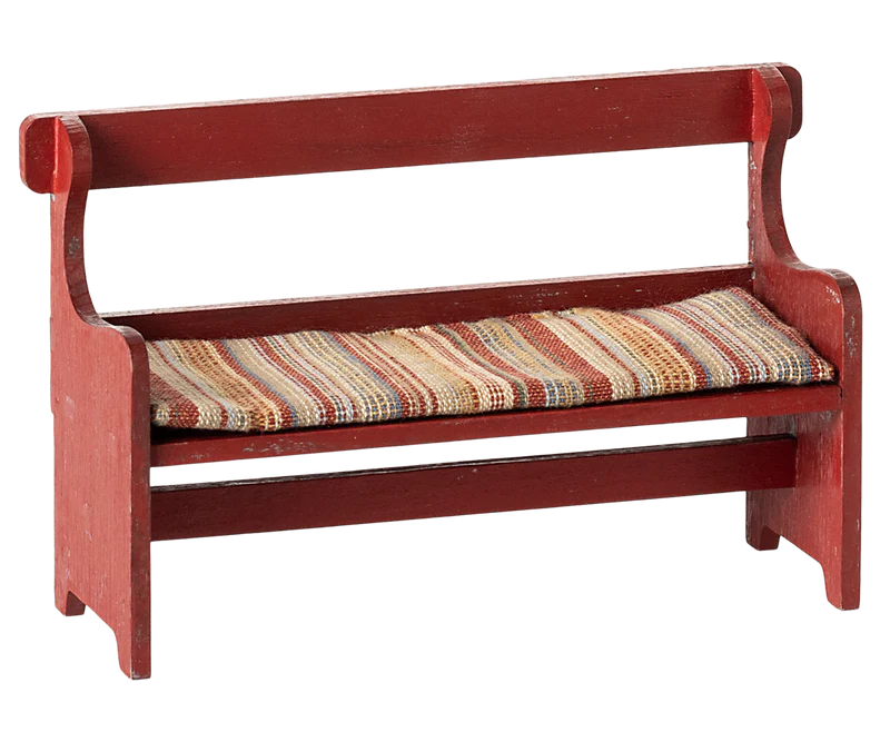 Maileg | Bench, Mouse - Red