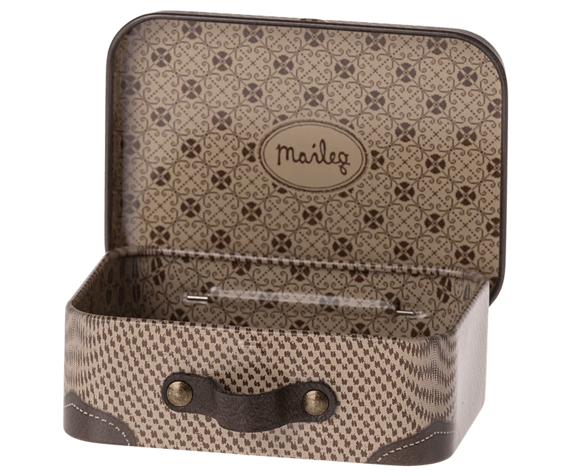 Maileg | Suitcase, Mouse - Off White, , Maileg - All The Little Bows
