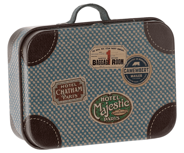 Maileg | Suitcase, Mouse - Blue, , Maileg - All The Little Bows