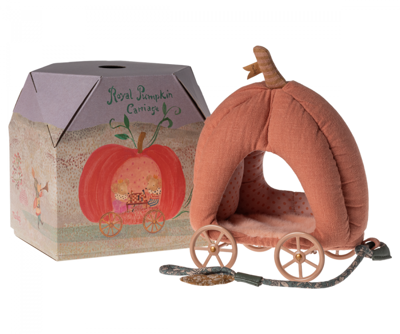 Maileg | Pumpkin Carriage, Mouse