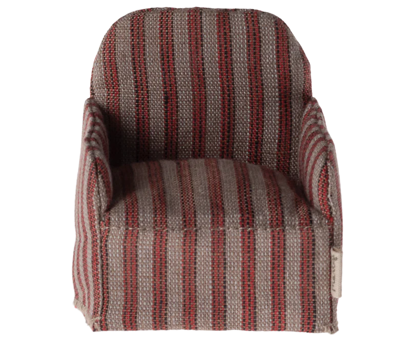 Maileg | Chair, Mouse - Stripe