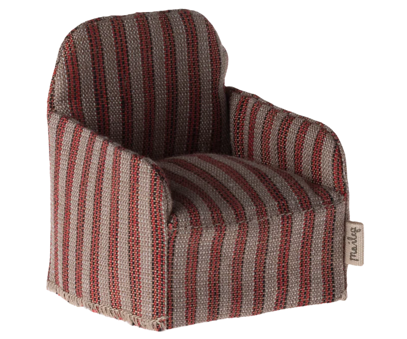 Maileg | Chair, Mouse - Stripe