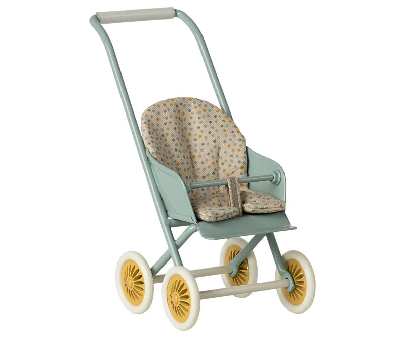 Maileg | Stroller, Micro - Mint (2025)