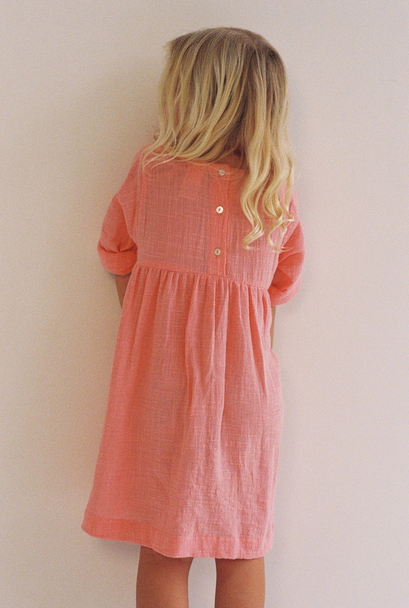 Koa Dress || Flamingo, , Illoura the Label - All The Little Bows
