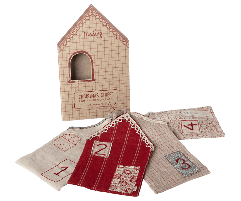 Advent Calendar, Christmas Street, SEASON, Maileg USA - All The Little Bows