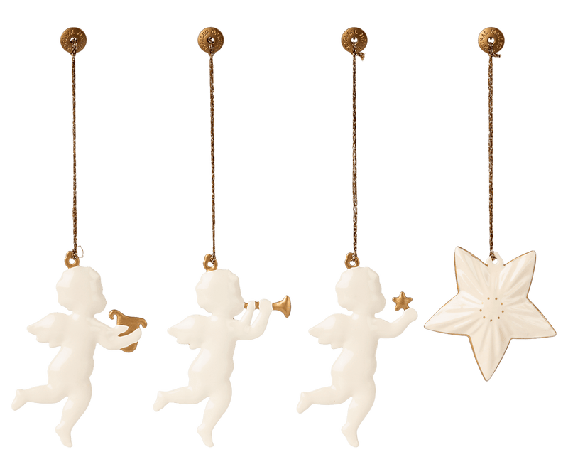 Metal Ornament Set - Holy Night, SEASON, Maileg USA - All The Little Bows