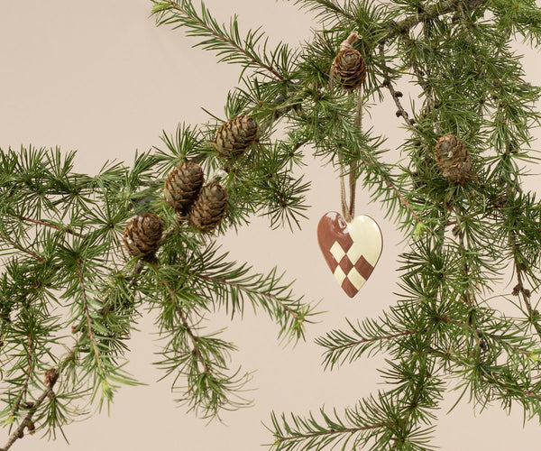 Metal ornament, Small heart - Light purple, SEASON, Maileg USA - All The Little Bows