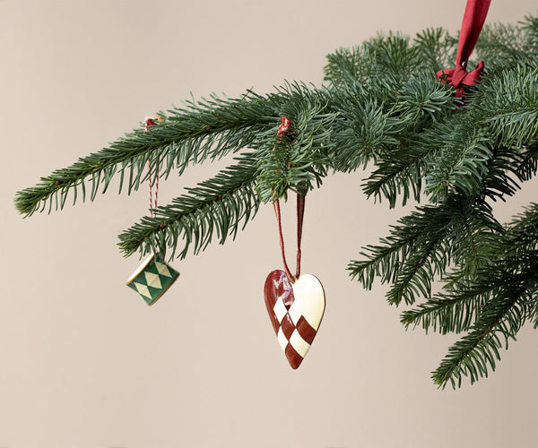 Metal ornament, Large heart - Red, SEASON, Maileg USA - All The Little Bows