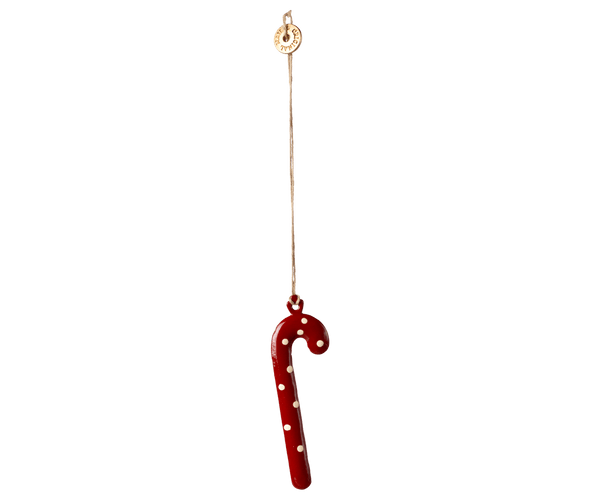 Metal ornament, Sugar cane - Dot, SEASON, Maileg USA - All The Little Bows