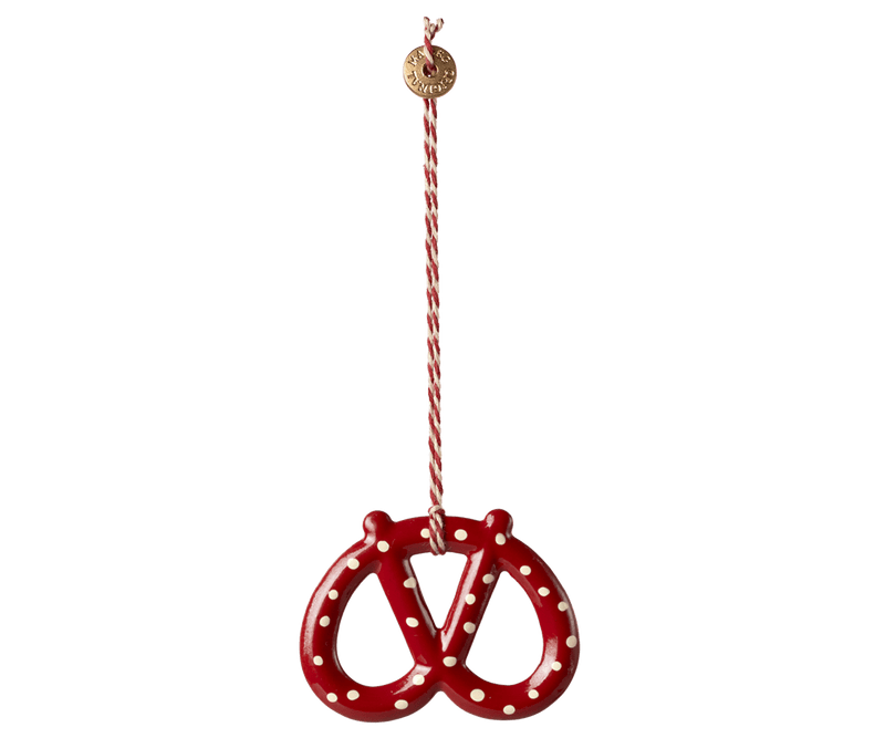 Metal ornament, Pretzel - Dot, SEASON, Maileg USA - All The Little Bows