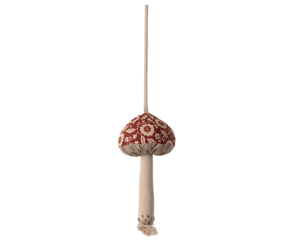 Mushroom ornament, Winter flower - Red, SEASON, Maileg USA - All The Little Bows