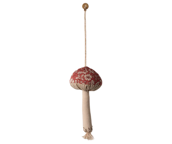 Maileg | Mushroom Ornament, Blossom - Red