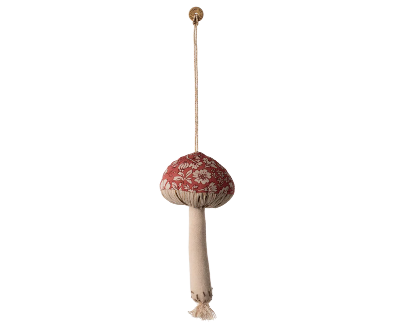 Maileg | Mushroom Ornament, Blossom - Red