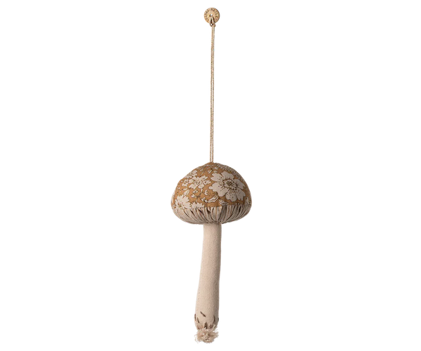 Maileg | Mushroom Ornament, Blossom - Ocher