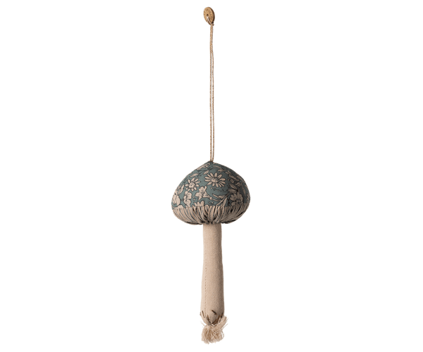 Mushroom ornament, Blossom - Green, SEASON, Maileg USA - All The Little Bows