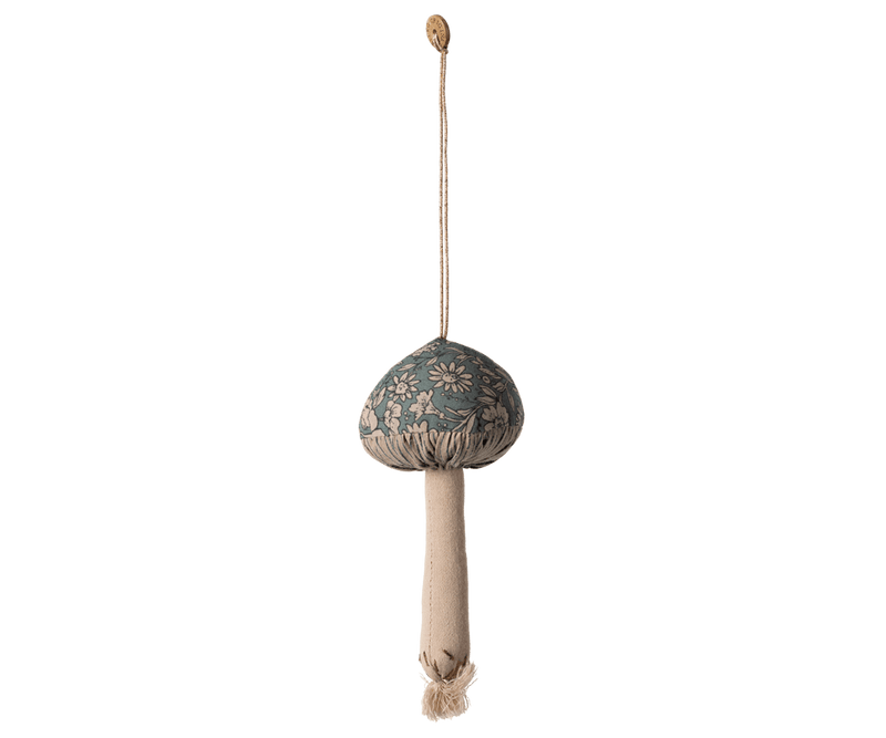 Mushroom ornament, Blossom - Green, SEASON, Maileg USA - All The Little Bows