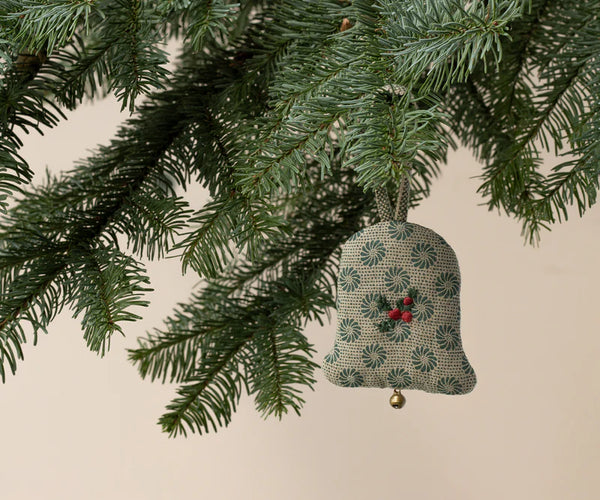 Maileg | Bell Ornament, Small - Teal