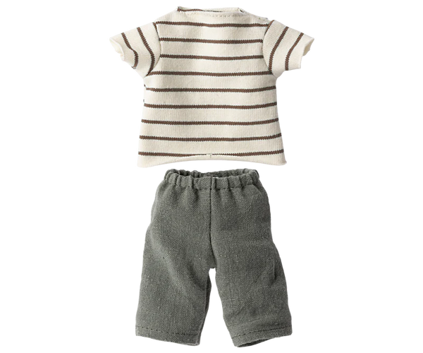 Maileg | Striped Shirt & Pants, Size 2