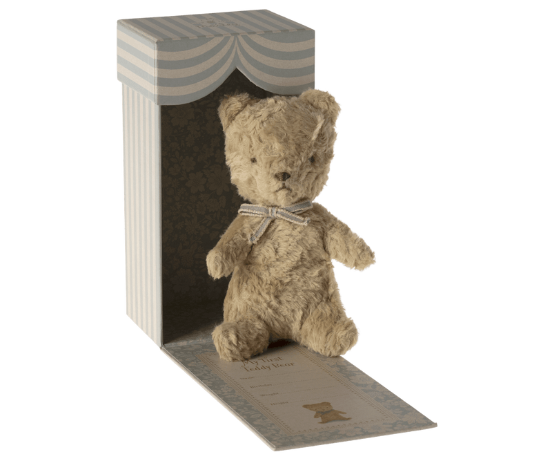 My first teddy - Sand, TOY, Maileg USA - All The Little Bows