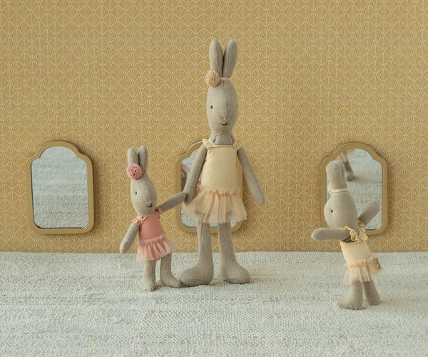 Maileg | Micro Rabbit, Ballet Suit & Skirt - Rose
