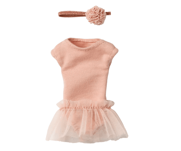 Maileg | Ballet Suit & Skirt, Rose - Size 1