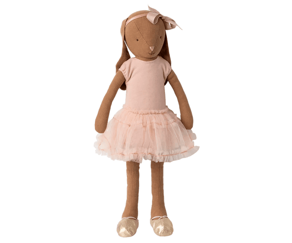 Maileg | Bunny Size 3, Chocolate Brown - Rose Ballet Suit & Skirt