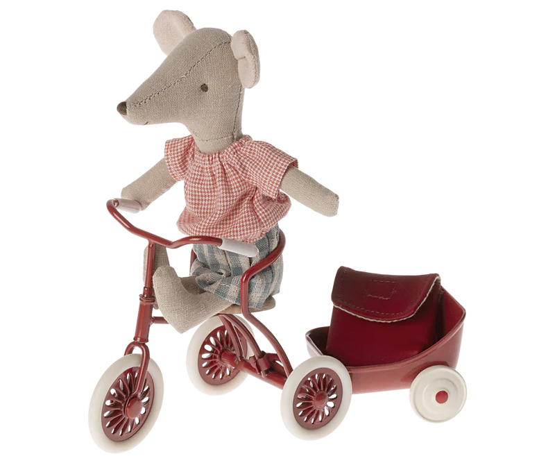 Maileg | Tricycle Mouse, Big Sister - Red