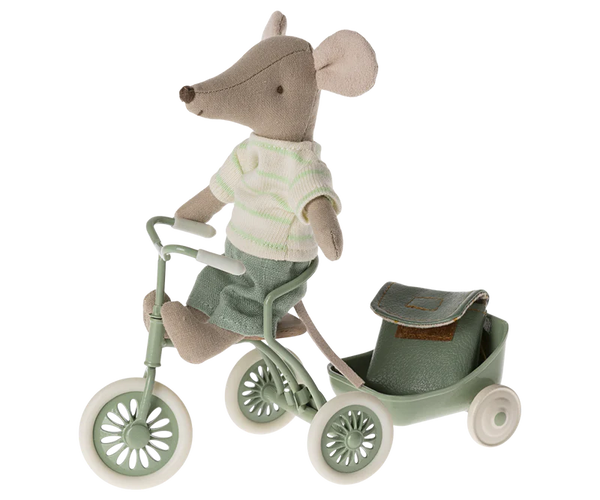 Maileg | Tricycle Mouse, Big Brother - Mint