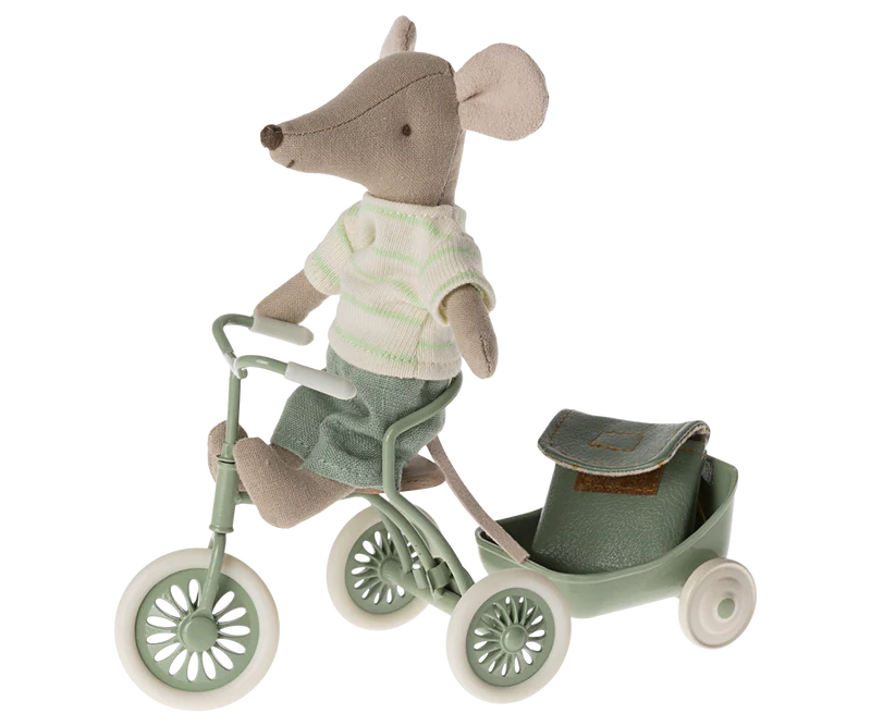 Maileg | Tricycle Mouse, Big Brother - Mint