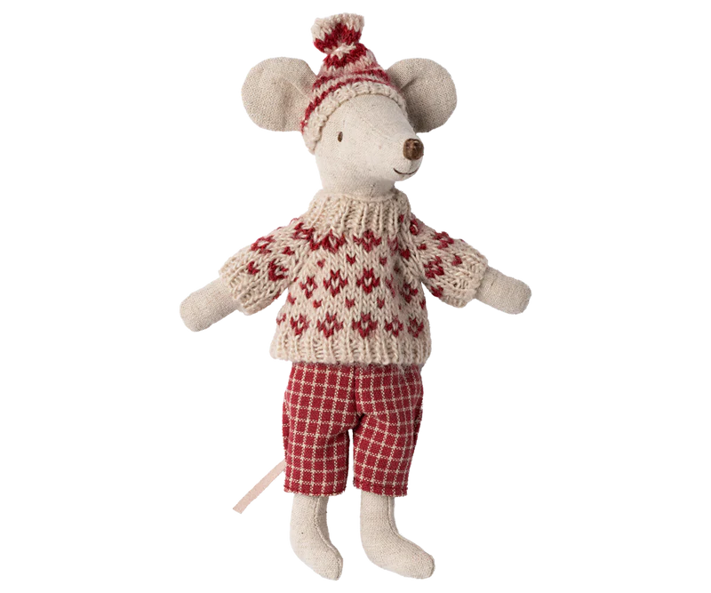 Maileg | Winter Mouse w/ Ski Set & Hat, Mum (2024)