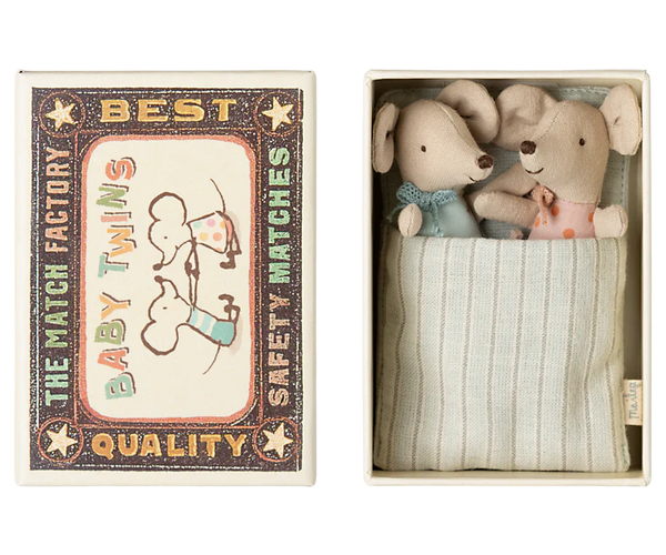 Maileg | Twins, Baby Mice in Matchbox (2025)