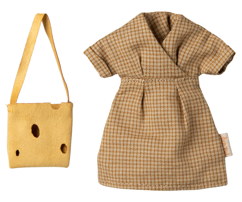 Maileg | Dress & Bag, Mum Mouse