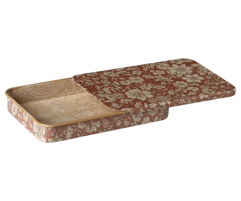 Maileg | Metal Box w/ Sliding Lid, Blossom - Heather