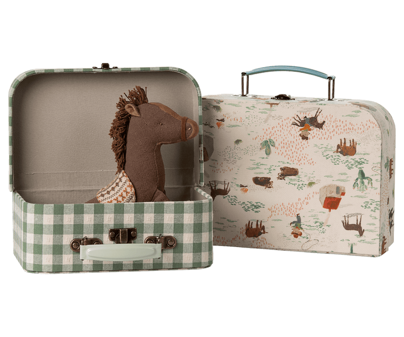 Suitcase set, 2 pcs - Pony, INTERIOR, Maileg USA - All The Little Bows