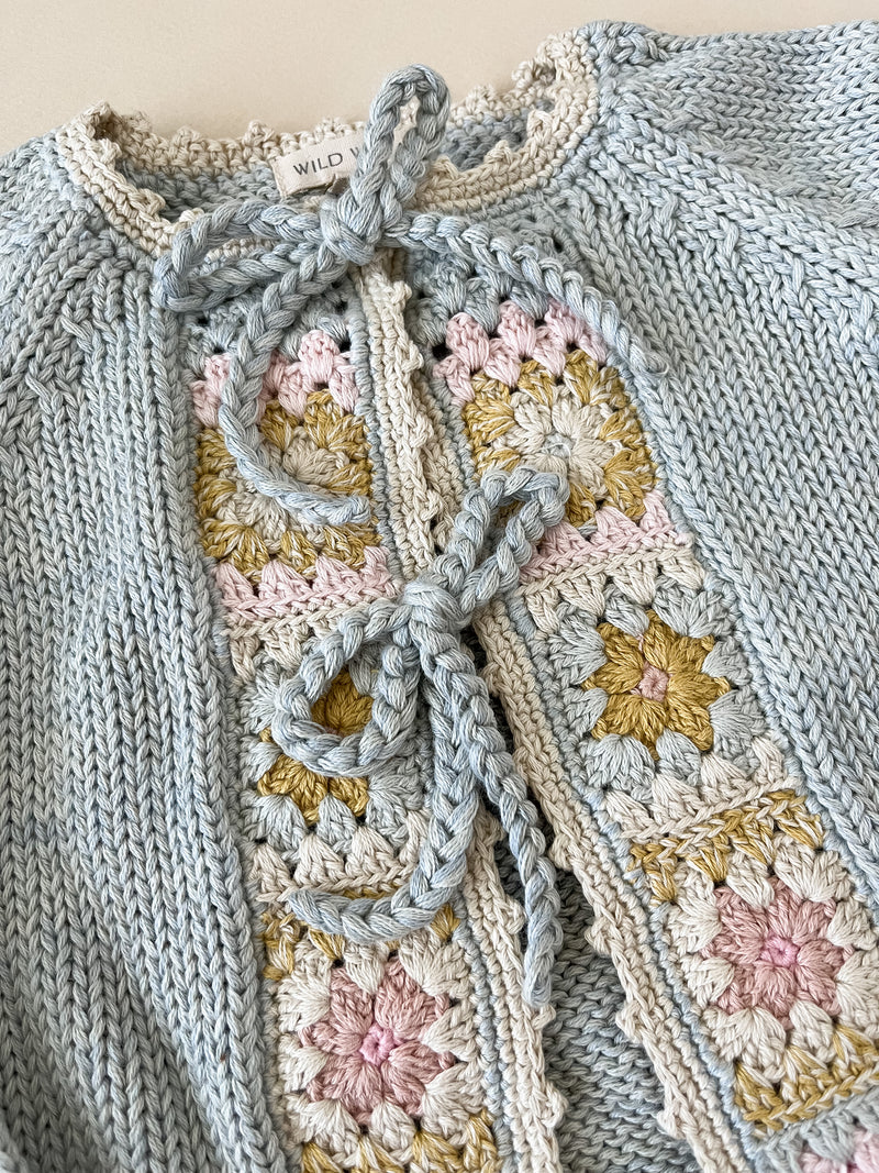 Dahlia Cardigan || Morning Sky