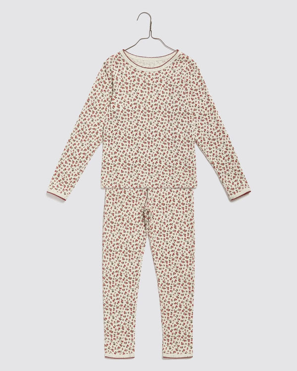 Organic Pointelle Pajamas || Posy Floral
