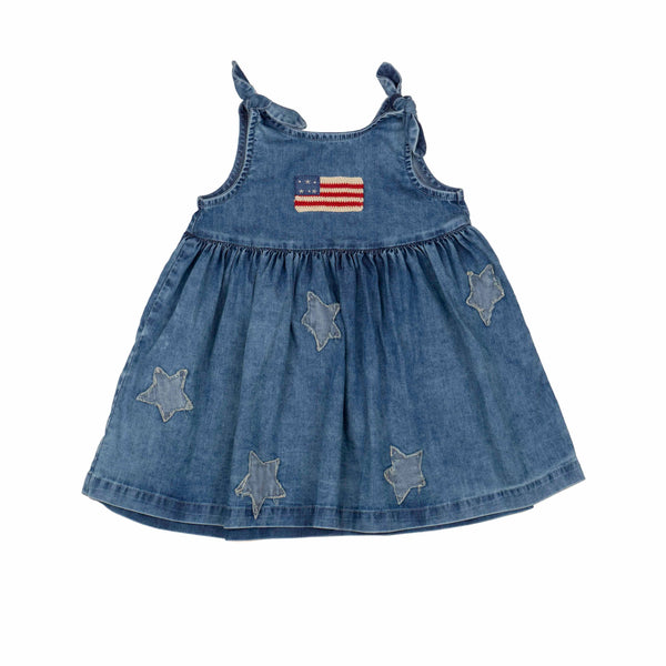 Piper Dress || Denim Stars