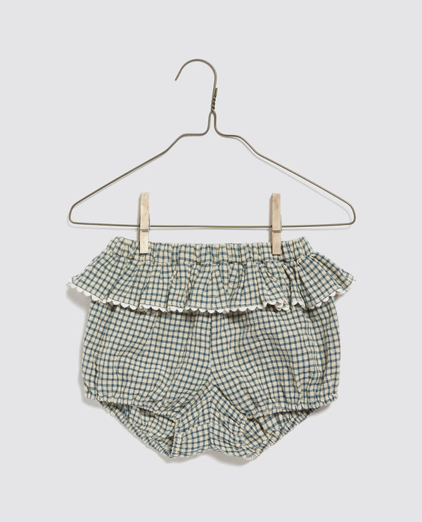 Frilly Poppy Bloomers || Rustic Check